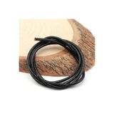 srtfootcare Deri İp Sırım Yuvarlak 3 mm (SİYAH) 1mt (Leathercraft, Deri Hobi)
