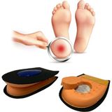 Srtfootcare Heelspur Epin Topukluk Hakiki Deri Jel Takviyeli Topuk Dikeni Yarım Tabanlık 1 Çift