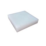 SRTfootcare Kesim Takozu Pres Takozu 2x10x10 Beyaz 1 Adet Deri El Aleti, Deri zımbalama matı, kauçuk tahta, sessiz kauçuk altlık