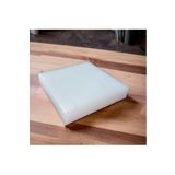 srtfootcare Kesim Takozu Pres Takozu 2x10x10 cm Beyaz 1 Adet Deri El Aleti