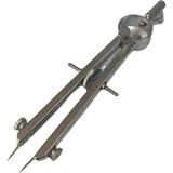 SRTfootcare Metal Iğne Uçlu Pergel 11CM Deri El Aleti - Nikel
