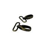 SRTfootcare Orta Boy Akrep Anahtarlık ve Çanta Kancası 3cm 2 Adet Deri El Aleti (Antik Kahve)