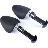 SRTfootcare Plastik Ekstra Geniş Telli Ayarlı Ayakkabı Kalıbı - 1 Çift - Siyah