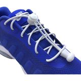 SRTfootcare Ply Kilitli Elastik Yuvarlak Ayakkabı Bağcığı 100CM 1 Çift - Beyaz
