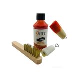 Srtfootcare Süet Nubuk Ayakkabı Bakım Boyası 110 gr ve Süet Temizleme Tel Fırça - Kırmızı