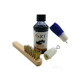 Srtfootcare Süet Nubuk Ayakkabı Bakım Boyası 110 gr ve Süet Temizleme Tel Fırça - Lacivert