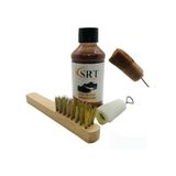 SRTfootcare Süet Nubuk Ayakkabı Bakım Boyası 110 Gr ve Süet Temizleme Tel Fırça (Toprak/Kum)