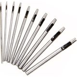 Srtfootcare Yuvarlak Vurma Deri Delik Zımbası 1-6 No Arası 1 Adet Deri El Aleti (Krom, 2 Mm) - Çok Renkli