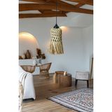 Ss Eral Koop uzun Saçaklı Hasır Avize Aydınlatma Dekoratif El Yapımı/ Ev Dekorasyon / Salon Mutfak Bahçe Balkon - 13*14