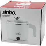 SS Home Concept Elektrikli Fonksiyonlu Pişirici Çelik Tencere 800ML 400W Buharda Pişirme Aparatı Cam Kapak SCO-5043 - Standart