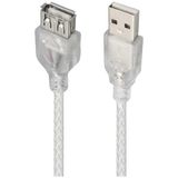 SS Home Concept PM-1568 Şeffaf 1.5 Metre USB 2.0 Uzatma Kablosu