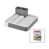 SS Home Concept Sürgülü Bulaşıklık Plastik 32.5cm x 35.5cm - 51.5 x 35.5cm - Gri Renk