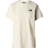 S/s Redbox Relaxed Tee Kadın T-Shirt - NF0A87NK - 2XL - Krem