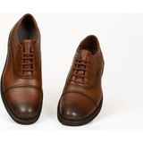 SS Sevim Ayakkabı %100 Deri Kahverengi Klasik Ayakkabı, Baıcıklı Kahverengi Erkek Kundura, Takım Elbise Ayakkabı