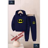 SS SİNSER Kapşonlu Çocuk “BATMANLOGO” Baskılı Eşofman Takımı