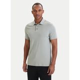 Ss Supima Göğüs İşlemeli Erkek Yeşil Polo Yaka T-Shirt