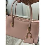 SS Trend Store Kadın Şık El ve Omuz Çantası | Çapraz Askılı Günlük Kadın Çantası | Siyah - Pudra - Bordo - Leopar - 00-Pembe