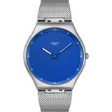 SS07S157M Swatch Shimmering Waters Unisex Kol Saati - Mavi