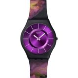 SS08B106 Swatch Paradise Bloom Bayan Kol Saati - Siyah