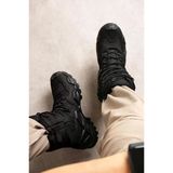 Ss602 4 Mevsim Fermuarlı/Bağcıklı Tactical/Outdoor Unisex Kışlık Askeri Uzun Siyah Çöl Botu 44