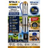 Ssa304 Çelik Şaftlı 14 Kademeli Derin Kuyu Dalgıç Pompa Sistemi 11Ton 4Sdm4/14 220V Kalem Dalgıç