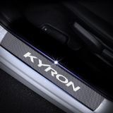 Ssangyong Kyron Carbon Fiber Kapı Eşiği Yazısı Sticker 4Adet