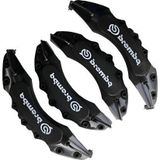 Ssangyong Uyumlu Brembo Siyah Kaliper Kapağı 4 Parça Ön Arka Set