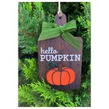 SSCglow Hello Pumpkin Bal Kabağı Dekoru, Sonbahar Dekoru, Mutfak, Kahve Köşesi, Duvar, Raf, Askı Süsü