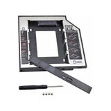 SSD Caddy 9.5 Mm Dvd To SSD Kızak 2 HDD Bağlama Kutu
