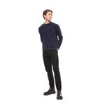 SSEINSE Bisiklet Yaka Slim Fit Kazak, L, 5003111671, Lacivert, Erkek
