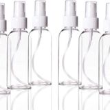 Ssepetlesene 12 Adet Sert Plastik 100Ml Boş Sprey Kolonya Dezenfektan Şişesi - 100 Ml