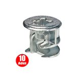 SSEPETLESENE Aletçantam Minifix Gövde 15x13mm Mobilya Dolap Birleştirme Bağlantı Vidası - 10 Adet - Mobilya Bağla