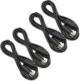 Ssgamer Nintendo Wii Gamecube GCN için 4X 6ft Wii/Gamecube Uzatma Kabloları (4 Paket)