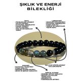 Ssilhoutte Doğaltaş Doğal Taş Bileklik - Sertifikalı El işçiliği - Oniks - Labradorit - Rodonit - Kristal Kuvars - Gümüş