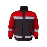 Ssm 0870 Füme-Kırmızı Su Ve Rüzgar Geçirmez Soğuk Hava Iş Montu