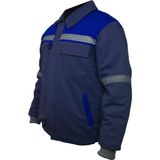 Ssm Sesam Grup 0638 7x7 Gabardin Kapitoneli Iş Montu - Lacivert - Gri - 2XL