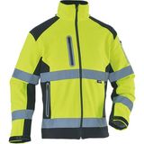 Ssm Sesam Grup 0687 Reflektörlü Softshell Su Geçirmez Mont - Sarı - XL