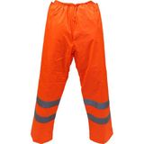 Ssm Sesam Grup Junior JN1026 Kapitoneli %100 Su Ve Rüzgar Geçirmez MotoKurye Pantolonu - Turuncu - 2XL