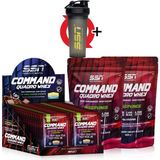 SSN Sports Style Nutrition SSN Command Quadro Whey 1780 Gr 60 Adet Yetişkinler İçin Çikolata-Çilek Aromalı Whey Protein
