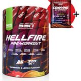 SSN Sports Style Nutrition SSN Hellfire 300 gr Ahududu Limon Aromalı Pre Workout Toz Enerji Desteği İçerir