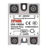 Ssr-100Da 100A Solid State Röle Dc-Ac Geliştirme Kartı Uyumlu