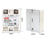 SSR-10AA SSR Röle SSR Tek Fazlı Solid State Röle 80-250V AC 10A