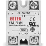 SSR-10DA Ssr Röle 10A Ac 24-380V Tek Fazlı Solid State Röle Elektronik Anahtar