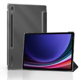 SSS·GRGB S Kalem Tutuculu 11 İnç Samsung Galaxy Tab S9 2023 (SM-X710/716B/718U) için Kılıf, Buzlu Şeffaf Şeffaf PC Arka, Ultralight Darbeye Dayanıklı Üç Katlı Stand Tablet Kılıfı, Otomatik