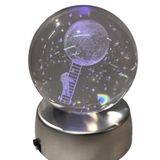 SST-685 Merdiven Astronot Plastik altlıklı Işıklı Cam Küre