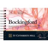 St Cuthberts Mill Bockingford Spiralli Suluboya Defteri Hot Pres 300 gr 180x130mm 12 yp