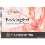 St Cuthberts Mill Bockingford Spiralli Suluboya Defteri Hot Pres 300 gr 297x420mm (A3) 12 yp