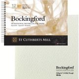 St Cuthberts Mill Bockingford Spiralli Suluboya Defteri Rough 300 gr 297x420mm (A3) 12 yp