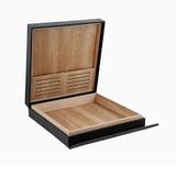 St Dupont 001357 Siyah Seyahat Humidor Puro Kutusu
