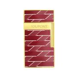 St. Dupont S.T. Dupont Lacquered Biggy Monogram Kırmızı Puro Çakmağı 25078 - TR8433